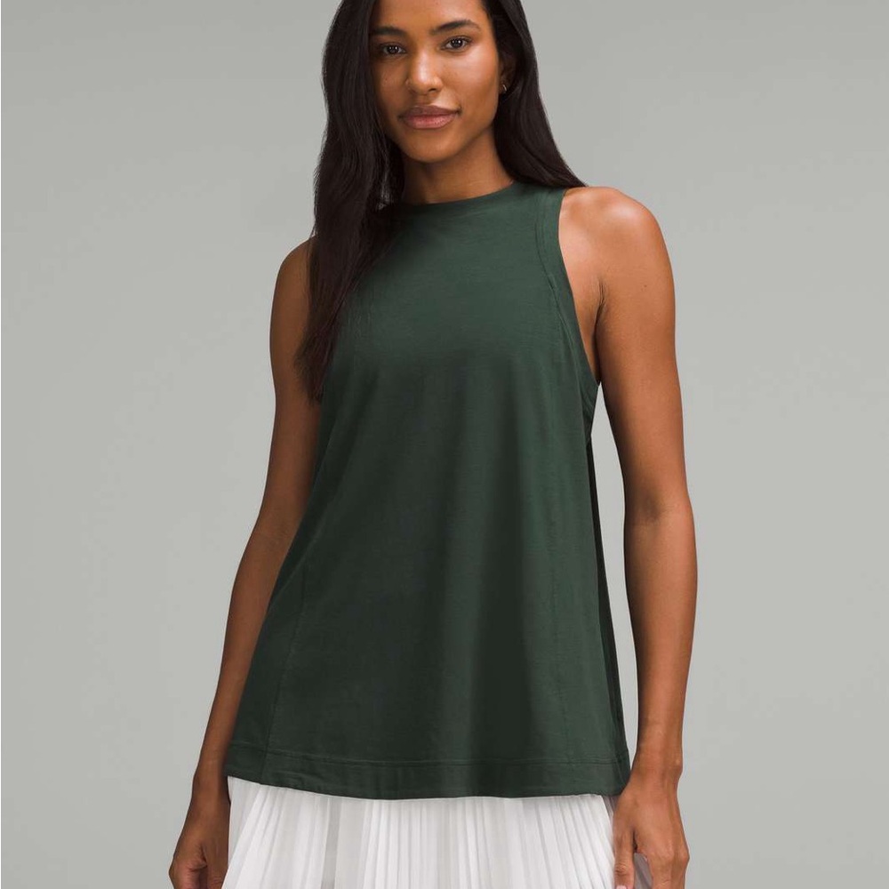 Lululemon Athletica Dark Green Tank Top